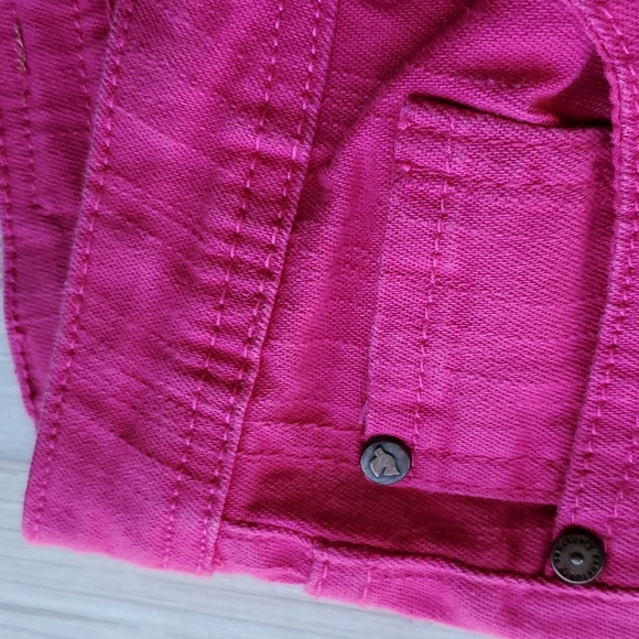 Sanctuary Hot Pink Cropped Skinny Jeans 29 - Picture 7 of 12